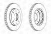 Диск тормозной передний (кратно 2шт.) HYUNDAI ELANTRA III (XD) 00-06, ELANTRA II CHAMPION 562459CH (фото 1)