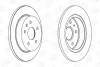 OPEL Диск тормозной задн.&amp;quot;16&amp;quot; Insignia 08- CHAMPION 562461CH (фото 2)