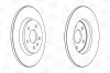 Гальмівний диск задній Audi A4, A5, A6, A7, Q5 CHAMPION 562505CH (фото 2)