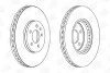 VW Диск тормозной передний (320мм) Audi A4 07-,A5. CHAMPION 562511CH (фото 2)