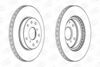 Диск тормозной передний (кратно 2шт.) Fiat Sedici (06-14)/Suzuki SX4 (06-), Vita CHAMPION 562534CH (фото 1)