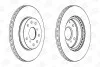Диск тормозной передний (кратно 2шт.) Fiat Sedici (06-14)/Suzuki SX4 (06-), Vita CHAMPION 562534CH (фото 2)