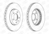 Диск гальмівний передній (кратно 2) Chevrolet Cruze (J300) (09-) / Opel Astra J (P10) (09-15) (562631CH) CHAMPION 562631CH