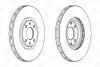 Гальмівний диск передній Opel Mokka / Peugeot 2008, 208, 3008, 308, 5008 / Citroen C4 / DS 3, 4, 5 CHAMPION 562641CH (фото 2)