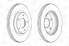 Гальмівний диск передній Nissan Juke, Pulsar, Sentra, Tiida CHAMPION 562675CH (фото 2)