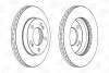 Гальмівний диск передній Ssangyong Actyon, Kyron, Rexton CHAMPION 562785CH (фото 2)