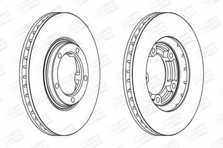 Диск гальмівний CHAMPION 562800CH