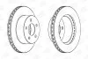 JEEP Диск тормозной передний Cherokee,Grand Cherokee,Wrangler 84-07 CHAMPION 562802CH (фото 2)