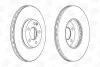 Гальмівний диск передній Mercedes A-Class (W176), B-Class (W246, W242), CLA (C117) CHAMPION 562989CH (фото 2)