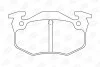 CITROEN Тормозные колодки задн. ZX 91-,Xsara,Peugeot 206-309,Renault 19,Clio,Megane I CHAMPION 571334CH (фото 2)