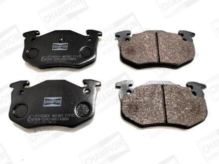 CITROEN Тормозные колодки задн. ZX 91-,Xsara,Peugeot 206-309,Renault 19,Clio,Megane I CHAMPION 571334CH