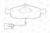 Гальмівні колодки передні Ford Escort / Mondeo / Scorpio / Nissan Silvia CHAMPION 571522CH (фото 2)