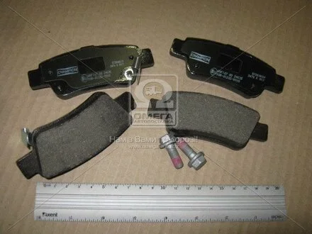 Колодки гальмівні дискові Honda CR-V III 01/07-> CHAMPION 572606CH