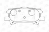Колодки тормозные дисковые задние LEXUS RX (_U3_) 03-08|TOYOTA HARRIER (_U3_) 03 CHAMPION 572621CH (фото 2)