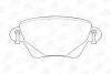 FORD Тормозные колодки задн.Mondeo 00-,Kangoo 01-,Jaguar X-Type CHAMPION 573012CH (фото 2)