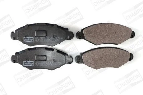 PEUGEOT Тормозные колодки передн. 206 98- CHAMPION 573051CH