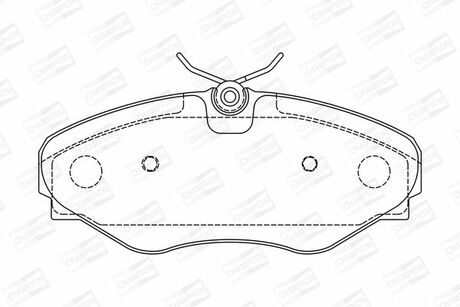 Гальмівні колодки до дисків CHAMPION 573099CH