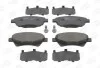 Колодки тормозные дисковые передние Renault Megane II (01-12) CHAMPIO CHAMPION 573124CH (фото 1)