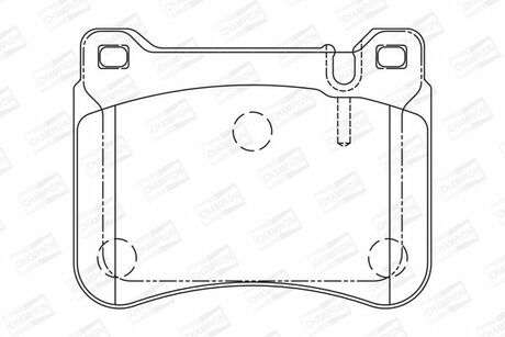 DB Тормозные колодки передн.W203 (sport),CLK C209,SLK R171 00- CHAMPION 573177CH