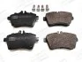 Колодки тормозные дисковые передние MERCEDES A160, A170, A180, A200, B150, B170, B180, C180 CHAMPION 573265CH (фото 1)