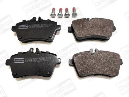Колодки тормозные дисковые передние MERCEDES A160, A170, A180, A200, B150, B170, B180, C180 CHAMPION 573265CH