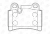 VW Тормозные колодки задн.Touareg 02- (сист.Brembo) CHAMPION 573297CH (фото 2)