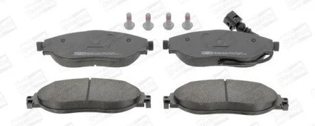 VW Тормозные колодки передн.Audi A3,Seat,Skoda Octavia,Golf VII,Sharan 10- CHAMPION 573418CH