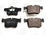 Колодки гальмівні дискові передні BMW X3 20dx, 20ix, 28ix, bis 10/2011/ X3 35ix (F25) (11-) (573432CH) CHAMPION 573432CH