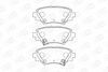 Колодки тормозные дисковые задние MAZDA 3 (BM, BN) 13-, 3 Saloon (BM_, BN_) 13- CHAMPION 573614CH (фото 1)