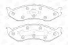 JEEP Колодки тормозные передние Cherokee,Grand Cherokee,Wrangler 2.1/2.5 90- CHAMPION 573713CH (фото 2)