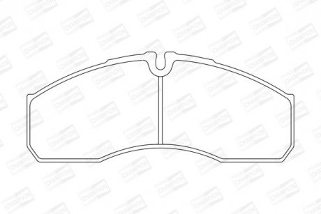 Гальмівні колодки CHAMPION 573719CH