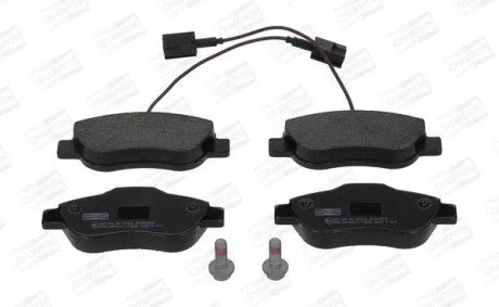 FIAT Колодки тормозные передн.Panda 03-,500,Ford Ka 08- CHAMPION 573839CH