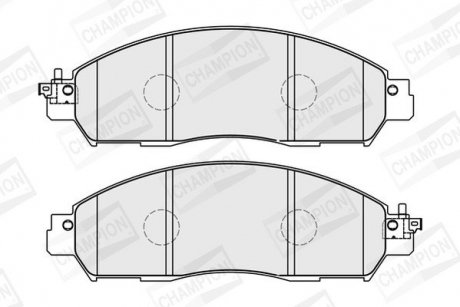 Гальмівні колодки передні Nissan Navara NP300 / Renault Alaskan CHAMPION 573857CH