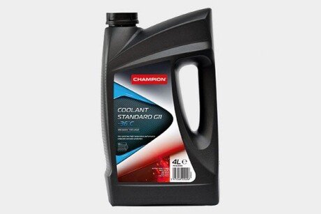 COOLANT STANDARD G11 -36°C 4L(х4) CHAMPION 8220456 (фото 1)