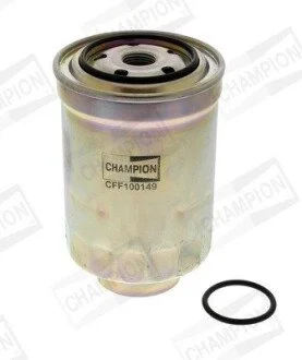 TOYOTA Фильтр топливный H=137mm Avensis,Hiace,LandCruiser,Corolla,Camry,Mazda 3,6,Ford Ranger 1.8/2.5D/TD 83- CHAMPION CFF100149