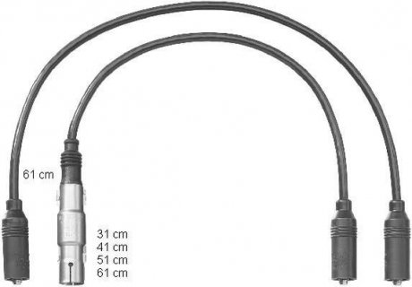 Комплект кабелів високовольтних CHAMPION CLS238