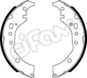 Гальмівні колодки бараб. Corolla 07-/Yaris 11- CIFAM 153-517