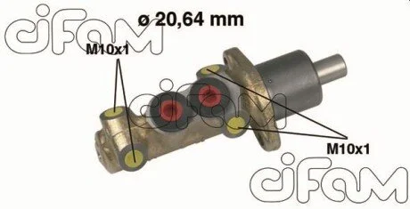 Фото peugeot главный тормозной цилиндр citroen,peugeot,renault 20.64 CIFAM 202-059 PEUGEOT Главный тормозной цилиндр CITROEN,PEUGEOT,RENAULT 20.64 CIFAM 202-059
