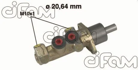 RENAULT Главный тормозной цилиндр CLIO 96-,TWINGO -ABS 20.64 CIFAM 202-242