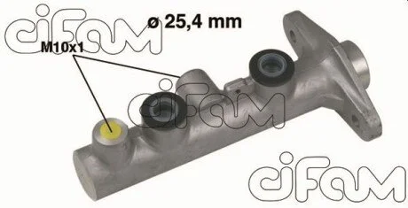 Головний гальмівний циліндр Santa Fe 01-(D1=25,4mm) CIFAM 202-347