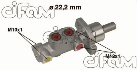 CITROEN Главный тормозной цилиндр Xsara,Peugeot 206/306 1.4/1.9D/TD 97- 22.20 CIFAM 202-359