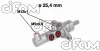 CIFAM MAZDA Главный тормозной цилиндр Mazda 3 03-09, 09-14 202-543