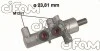 Головний гальмівний циліндр Astra G/Zafira A 98-(D1=23,81mm, +ESP)(Lucas) 202-567