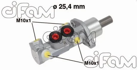 Головний гальмівний циліндр T4 96- +ABS(D1=25,4mm, без ABS)(ATE) CIFAM 202-604