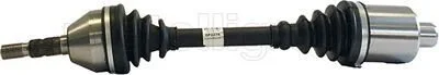OPEL Полуось прав. L=595mm 33/34 зуб.Astra H 1.9CDTI/2.0 04- CIFAM 655-1185