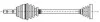 CIFAM BMW Полуось лев./прав.L=628mm 30 зуб.5 E39 523/525/528 95- 655-216