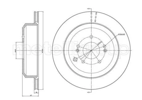 Гальмівний диск CIFAM 8001702C (фото 1)