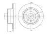OPEL Диск тормозной задний Omega B CIFAM 800-480 (фото 1)