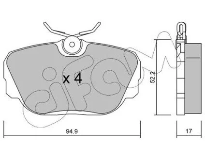 Фото автозапчастина CIFAM 8220420 Автозапчастина CIFAM 8220420