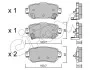 Гальмівні колодки зад. Nissan X-Trail/Qashqai II 13- (TRW) 822-1011-0